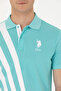 Men's Mint Polo Neck T-Shirt 50263399-Vr090 - 7