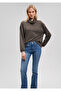 Stand Collar Brown T-Shirt Regular Fit / Regular Fit1612141-86627