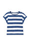 Striped Navy Blue Sleeveless T-shirt Regular Fit / Regular Fit7610178-70719 - 3