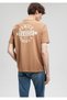 Printed Brown T-Shirt Loose Fit / Loose Relaxed Fit0612062-82337