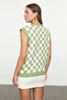 Mint V-Neck Knitwear Sweater Twoaw22Bz0045 - 4