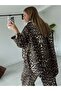 Leopard Pattern Gabardine Suit - 3