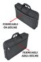Large Size 17.3 Inch Laptop Briefcase Shock Absorbing Protection Waterproof Fabric - 6