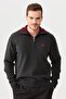Men's Zipper Collar Classic Wool Sweater K.fume - 7