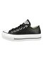 Chucks Schwarz 561681C Chuck Taylor All Star Lift Ox Black Black White - 3