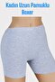 3-Piece Women's Long-Legged High-Waist Recovery Cotton Boxer Shorts - 2