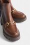 Women's Boots with Elastic Sides and Buckles, Non-Slip Sole - 3