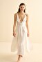 Monica Ecru Beach Dress