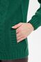 Women's Stand Collar Seamless Wool Cardigan with Braided Hair on the Front Ö.Başı - 5