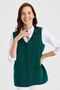 Women's V-Neck Lace Embroidered Wool Vest K.Ö.başı - 8