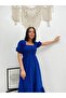 New Season Watermelon Sleeve Square Neck Midi Dress - 2