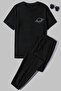 Unisex Universe Themed Printed 2-Piece Tracksuit Set