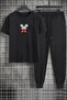 Unisex Mause Printed 2-Piece Tracksuit Set - 2