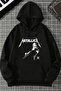 Unisex Metalica Printed Oversize Sweatshirt