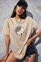 Unisex Cat Printed T-shirt