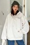 Unisex Star Printed Sweatshirt - 3