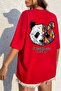 Unisex Panda Printed T-shirt