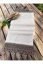 Hand Knitted Macrame Linen Fabric Runner 35X150
