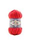 5 Pcs Velluto Velvet Hand Knitting Yarn Color: 56 Red