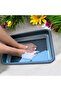 Magic Folding Basin Pedicure Basin Bucket Accordion Foldable 8 L Anthracite/Grey