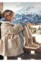 Girl's Fur Collar Towel Coat - 2
