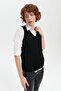 Women's V-Neck Seamless Sweater Black - 7
