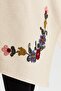 Women's Corners Embroidered Shawl T.Melange - 5