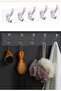 Silicone 5-Pack 29*7 Transparent Strong Self-Adhesive Door Wall Hanger Heavy Load Bearing - 3