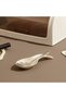 The Price Is for 2 Pieces - Spoon Holder - Horizontal Spoon Holder under the Ladle White Hard Plastic 100% Domestic Production