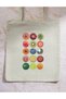 Meyveler Fruits Vintage Museum Style Y2K Cloth Bag Tote Bag - 3