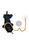 Car Interior Dashboard Simulation Pitbull Dog Decoration (black) - 5