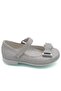 Bow Stone Detail Baby Ballerina Glitter Silver - 3