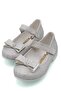 Bow Stone Detail Baby Ballerina Glitter Silver - 2