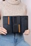 L2732 Genuine Real Leather Large Size Special Design Hand-Stitched Women's Portfolio Wallet - 2