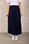 Pleated Skirt 32-9001 Navy Blue - 3