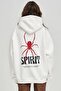 سويت شيرت كبير الحجم مطبوع عليه Spirit Spider من الخلف للجنسين - 3