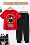 Kids' Mafia Duck Printed Tracksuit Set (Top and Bottom)