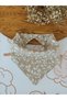 100% Organic Muslin Double Layer Baby Scarf Collar Baby Food and Drool Bib Diapers 8 Pieces 40 Cm - 2