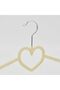 Pack of 20 Velvet Non-Slip Clothes Hangers Cream - 4