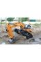 Huına 1/14 23 Channel Full Metal Chassis Rc Model Professional Remote Control Crawler Bucket Excavator