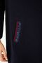 Women's Hooded Wool Coat 21156 Dark Navy Blue - 4