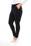 POCKET PLEATED HIGH WAIST TYPE WAIST PLUS SIZE PANTS - 3