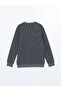 Lcwaikiki - Black Crew Neck Printed Men's Sweatshirt - 2