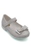 Bow Stone Detail Baby Ballerina Glitter Silver - 4