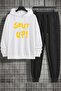 Unisex Shut Up Printed Tracksuit Set