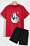 Set de trening tricou cu tematică spațială