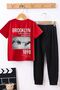 Children's 1898 Brooklyn Printed Bottom - Top Tracksuit Set