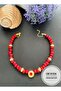 Handmade Necklace with Glass Bead Accessories - 5