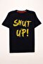تيشيرت بتصميم مطبوع Shut Up - 3