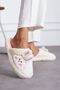 Women's Rabbit Figured Silent Sole Plush Fluffy House Slippers Dowry Slippers Stc1003 - 3